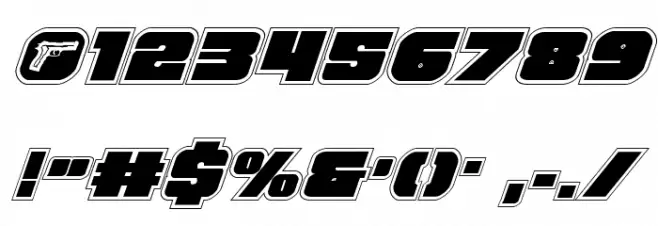 Tauro Academy Italic Font OTHER CHARS