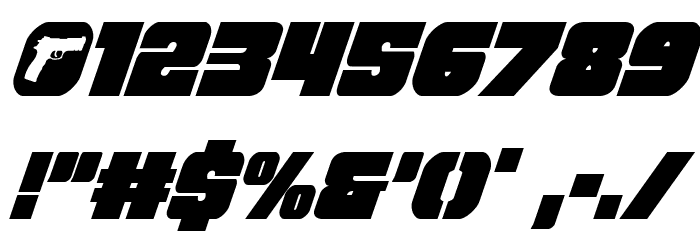 Tauro Condensed Italic Font OTHER CHARS