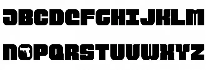 Tauro Condensed Schriftart Groß