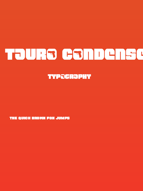 Tauro Condensed Poster