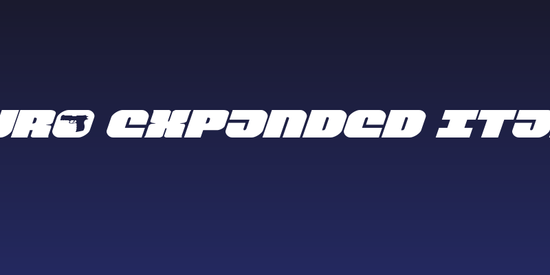 Tauro Expanded Italic Social Header