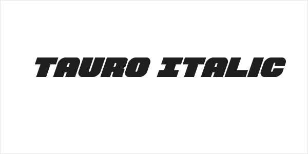 Tauro Italic Logo