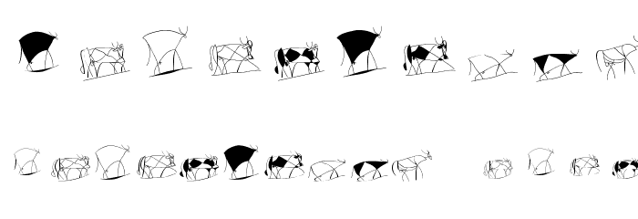 TaurusCowboys Font OTHER CHARS
