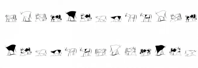TaurusCowboys Шрифта ВЕРХНИЙ