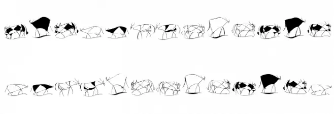 TaurusCowboys Caratteri MINUSCOLO