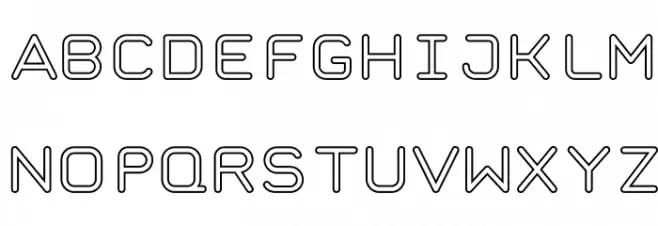 TaurusMonoOutline Schriftart Groß