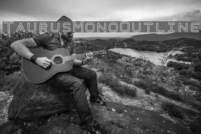 TaurusMonoOutline Font examples