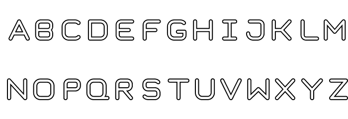 TaurusMonoOutline Font LOWERCASE