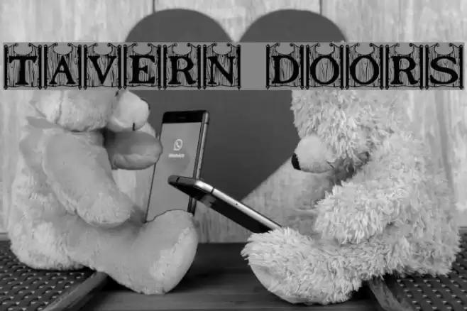 Tavern Doors Font examples