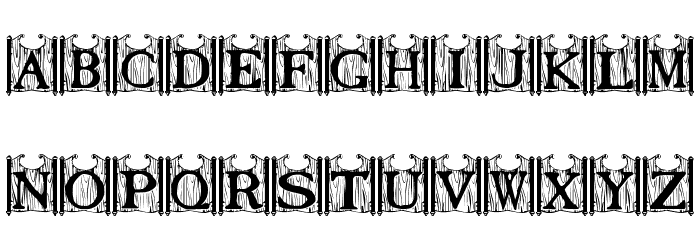 Tavern Doors Font LOWERCASE