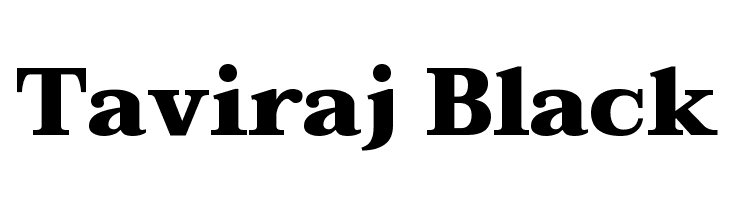 Taviraj Black Font