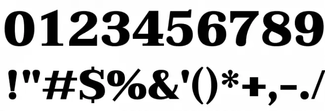 Taviraj Black Font OTHER CHARS