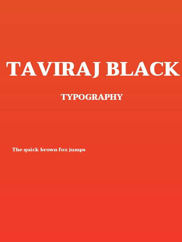 Taviraj Black Poster
