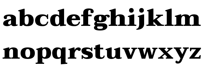 Taviraj Black Font LOWERCASE