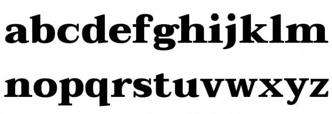 Taviraj Black Font LOWERCASE