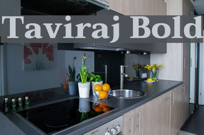 Taviraj Bold Font examples