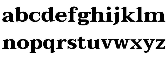 Taviraj Bold Font LOWERCASE
