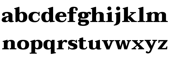 Taviraj ExtraBold Font LOWERCASE