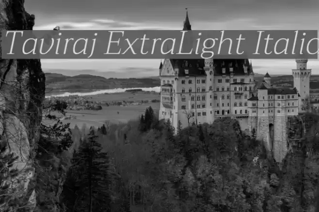 Taviraj ExtraLight Italic  examples