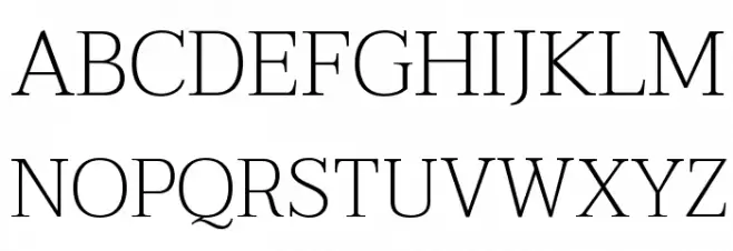 Taviraj ExtraLight Schriftart Groß