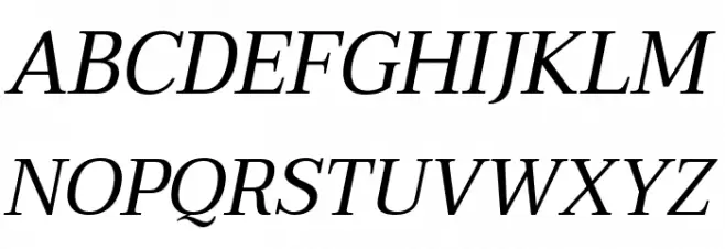 Taviraj Italic Fonte MAIÚSCULAS