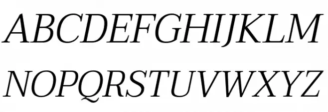 Taviraj Light Italic خط أحرف كبيرة