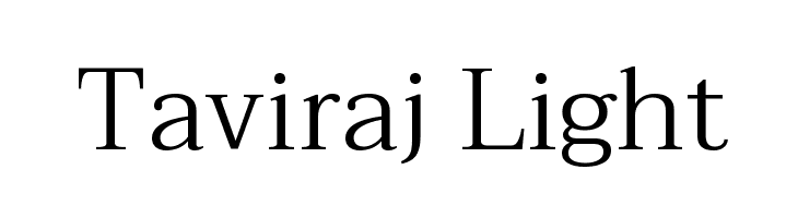 Taviraj Light Font
