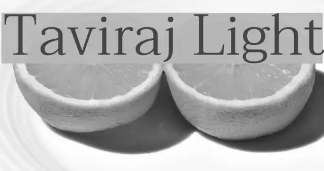 Taviraj Light Font examples
