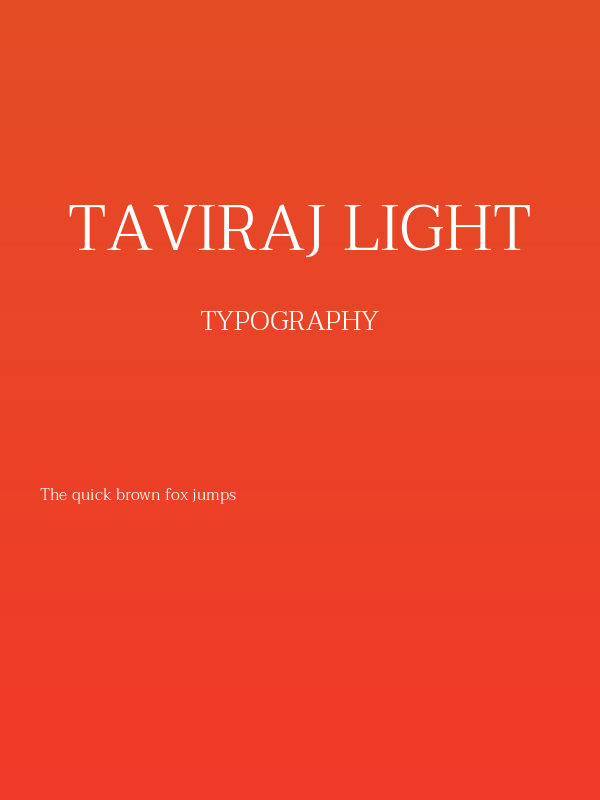 Taviraj Light Poster