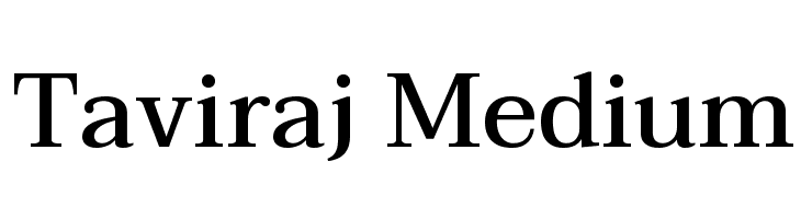 Taviraj Medium Font
