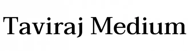 Taviraj Medium  Fuentes Gratis Descargar