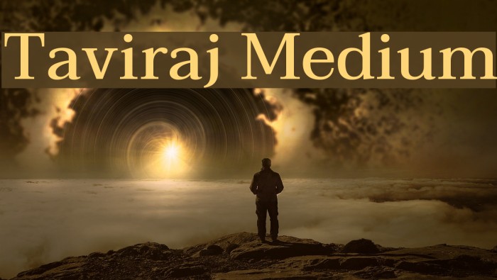 Taviraj Medium Font examples