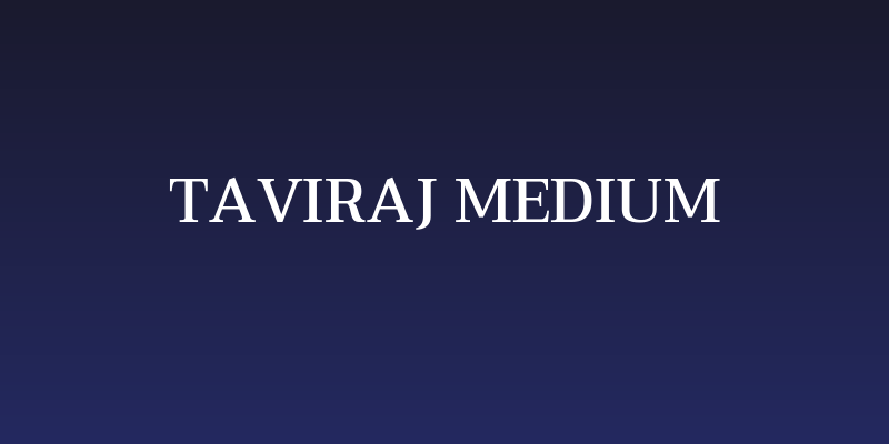 Taviraj Medium Social Header