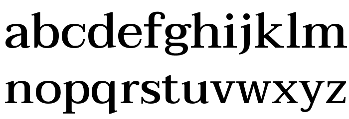 Taviraj Medium Font LOWERCASE
