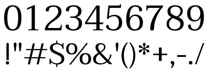 Taviraj Regular Font OTHER CHARS