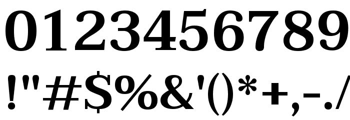 Taviraj SemiBold Font OTHER CHARS