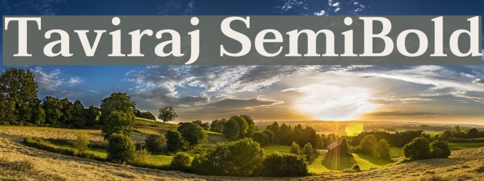 Taviraj SemiBold Font examples