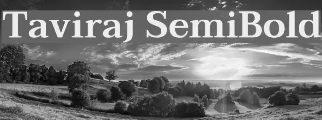Taviraj SemiBold フォント examples
