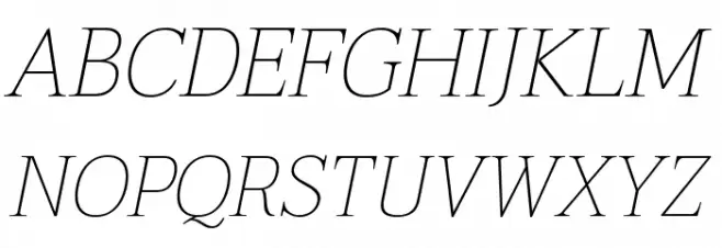 Taviraj Thin Italic Fonte MAIÚSCULAS