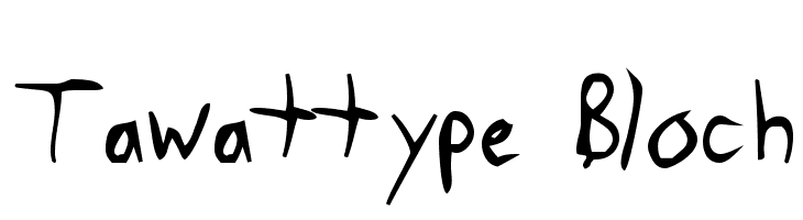 Tawattype Bloch Font