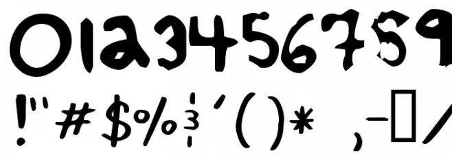 Tawattype II 1 Font OTHER CHARS