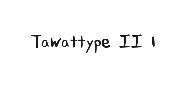 Tawattype II 1 Logo