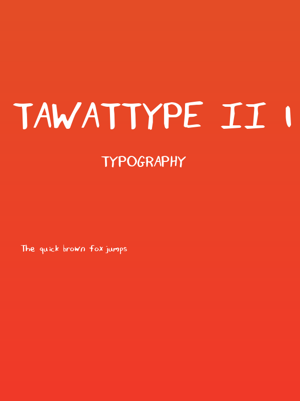 Tawattype II 1 Poster