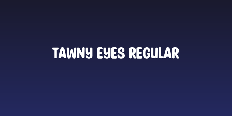 Tawny Eyes Regular Social Header