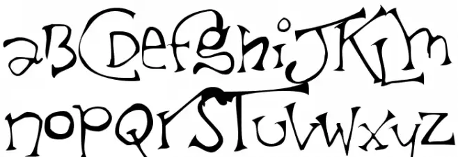 Taxidermist II Schriftart Groß