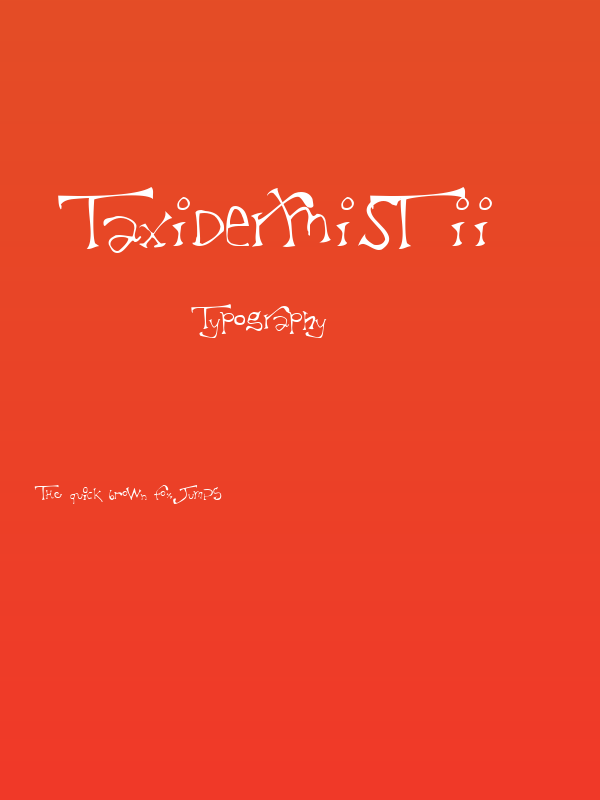 Taxidermist II Poster