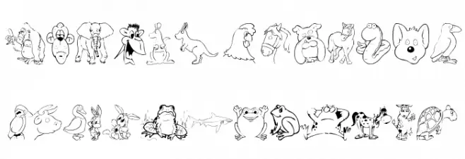 Taxonomic フォント 小文字