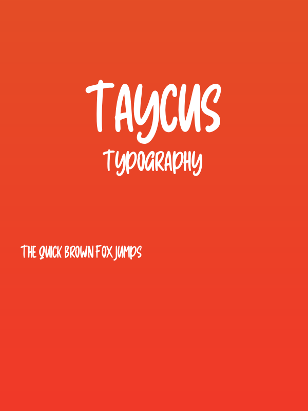Taycus Poster