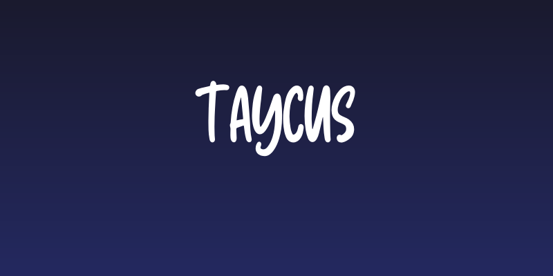 Taycus Social Header