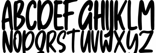 Taycus Font LOWERCASE